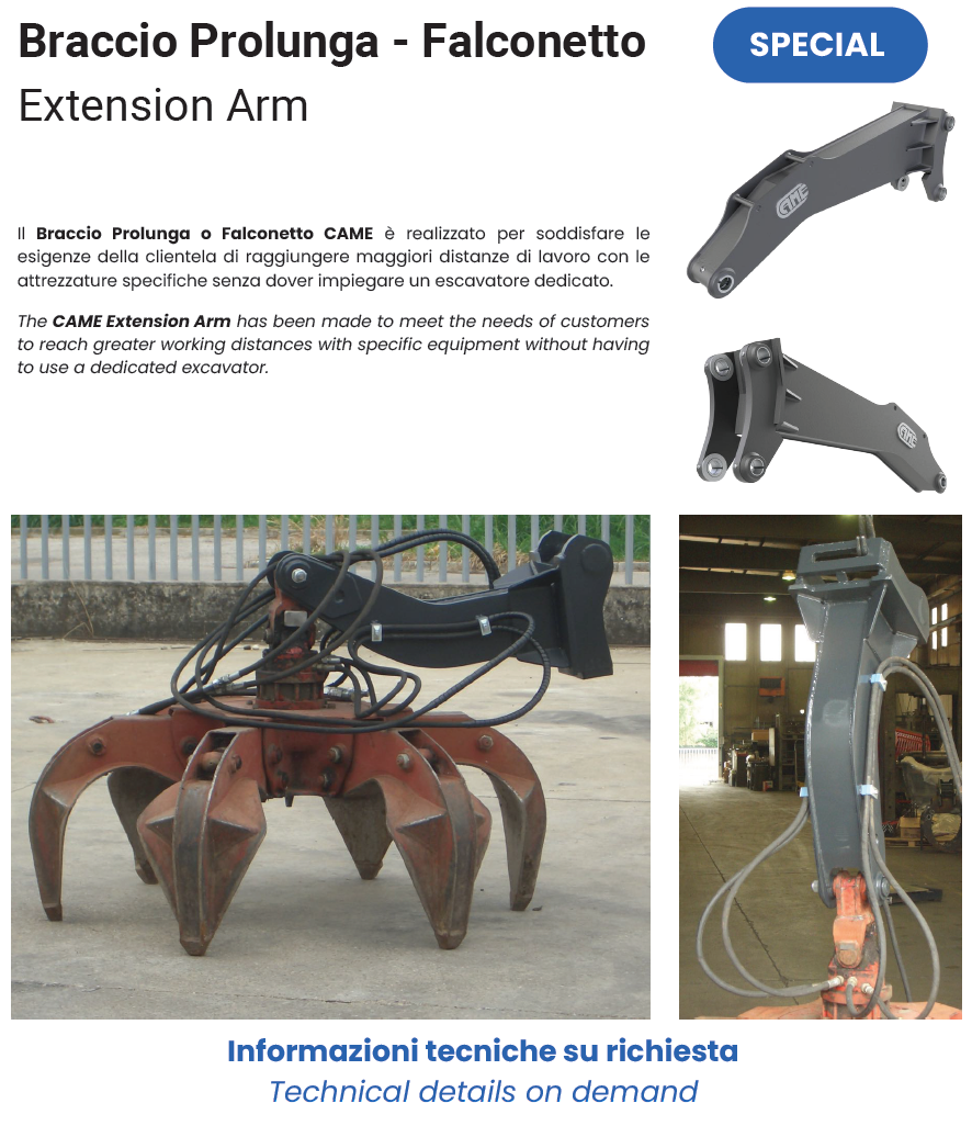 Braccio Prolunga - Falconetto Scheda